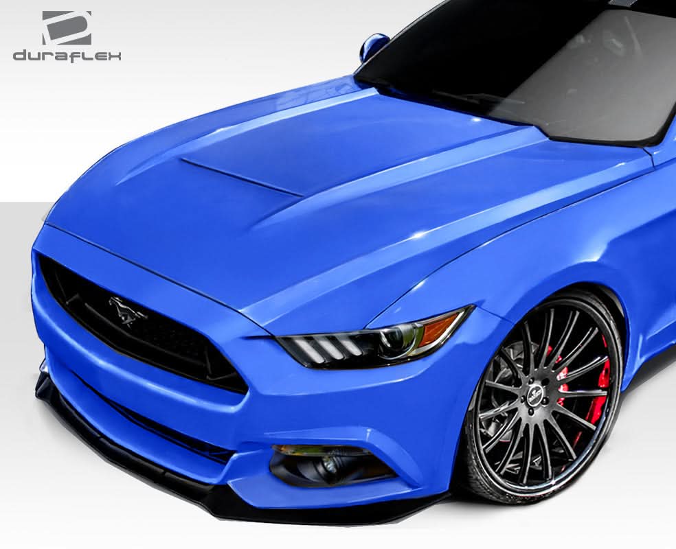 2015-2017 Ford Mustang GT350 Look Hood - 1 Piece - FRP