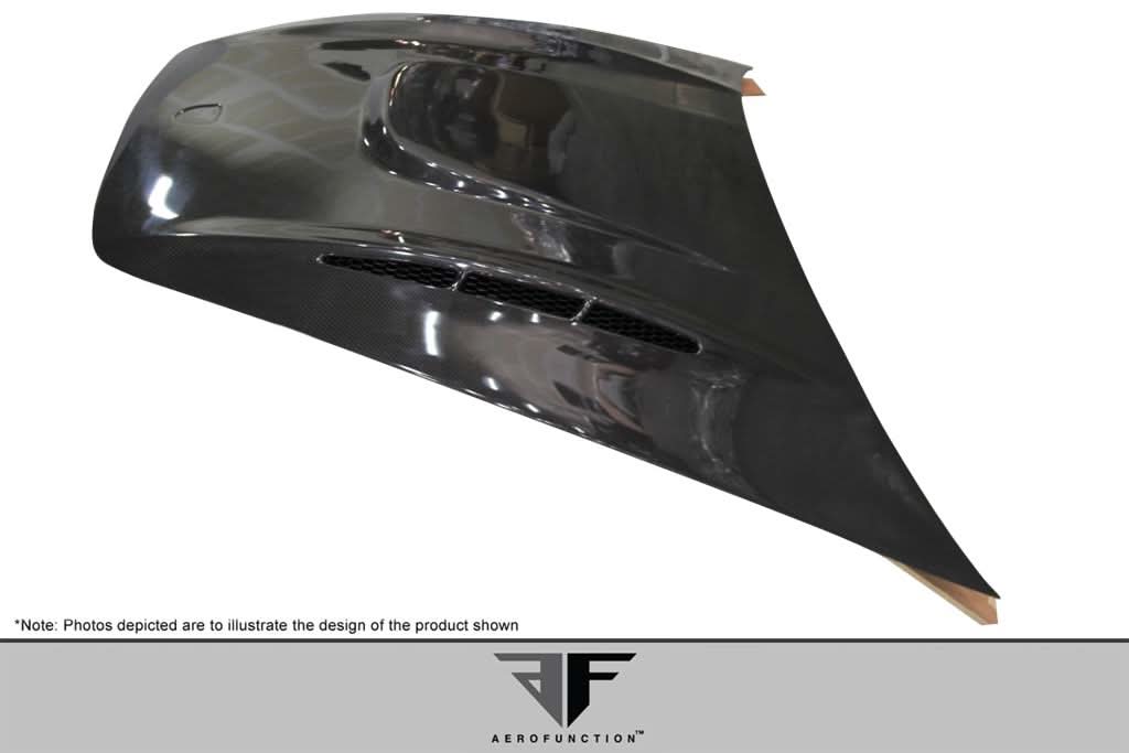 2011-2014 Porsche Cayenne AF-3 Style Hood - Carbon Fiber