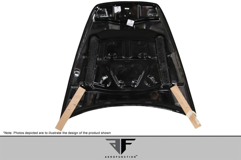 2011-2014 Porsche Cayenne AF-3 Style Hood - Carbon Fiber