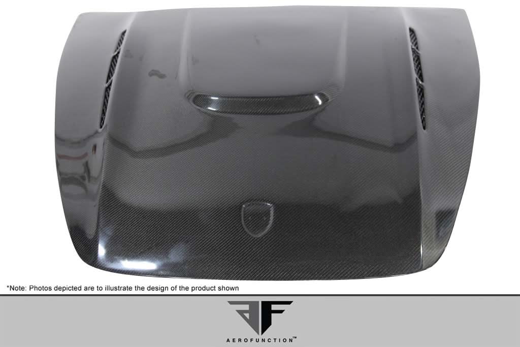 2011-2014 Porsche Cayenne AF-3 Style Hood - Carbon Fiber