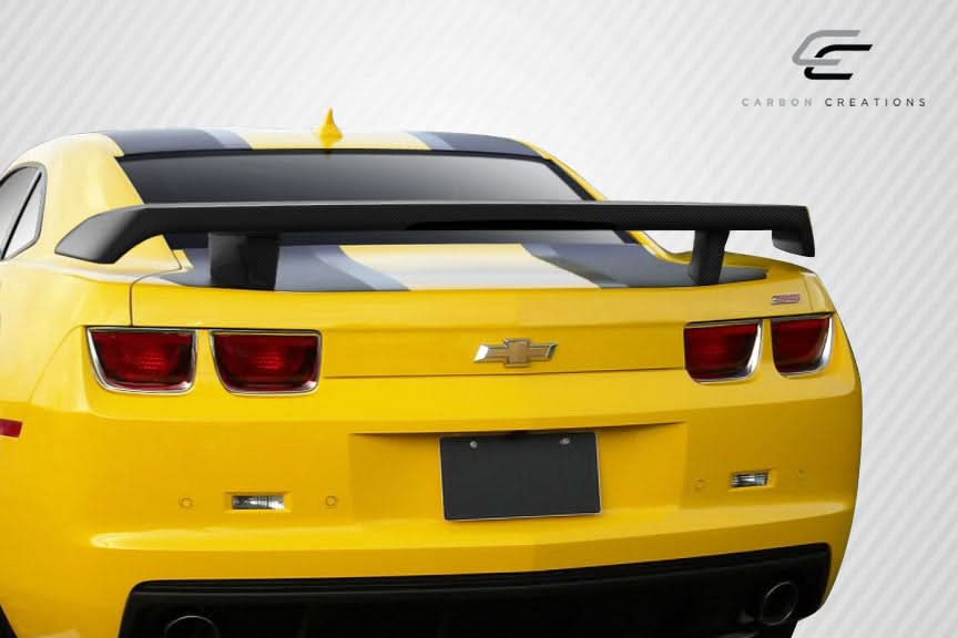 2010-2013 Chevrolet Camaro High Wing Style Trunk Lid Spoiler - Carbon Fiber