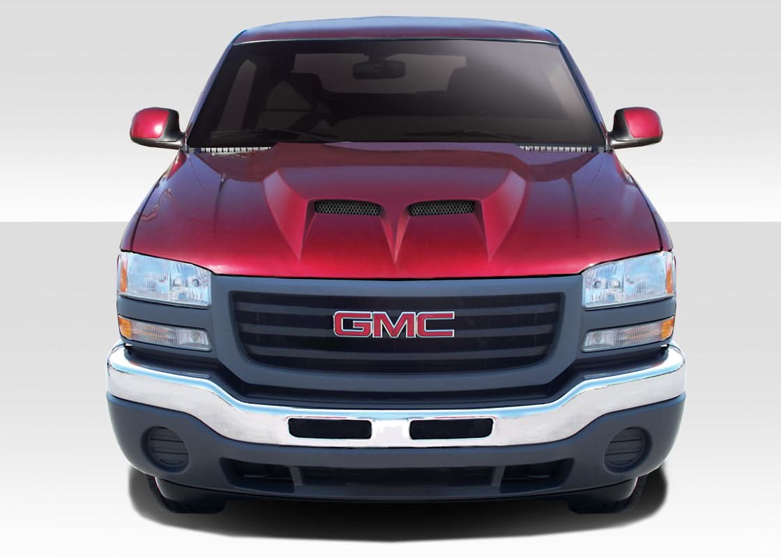 1999-2006 GMC Sierra 2000-2006 Yukon Ram Air Style Hood - FRP