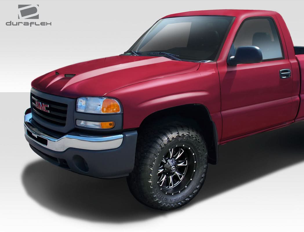 1999-2006 GMC Sierra 2000-2006 Yukon Ram Air Style Hood - FRP