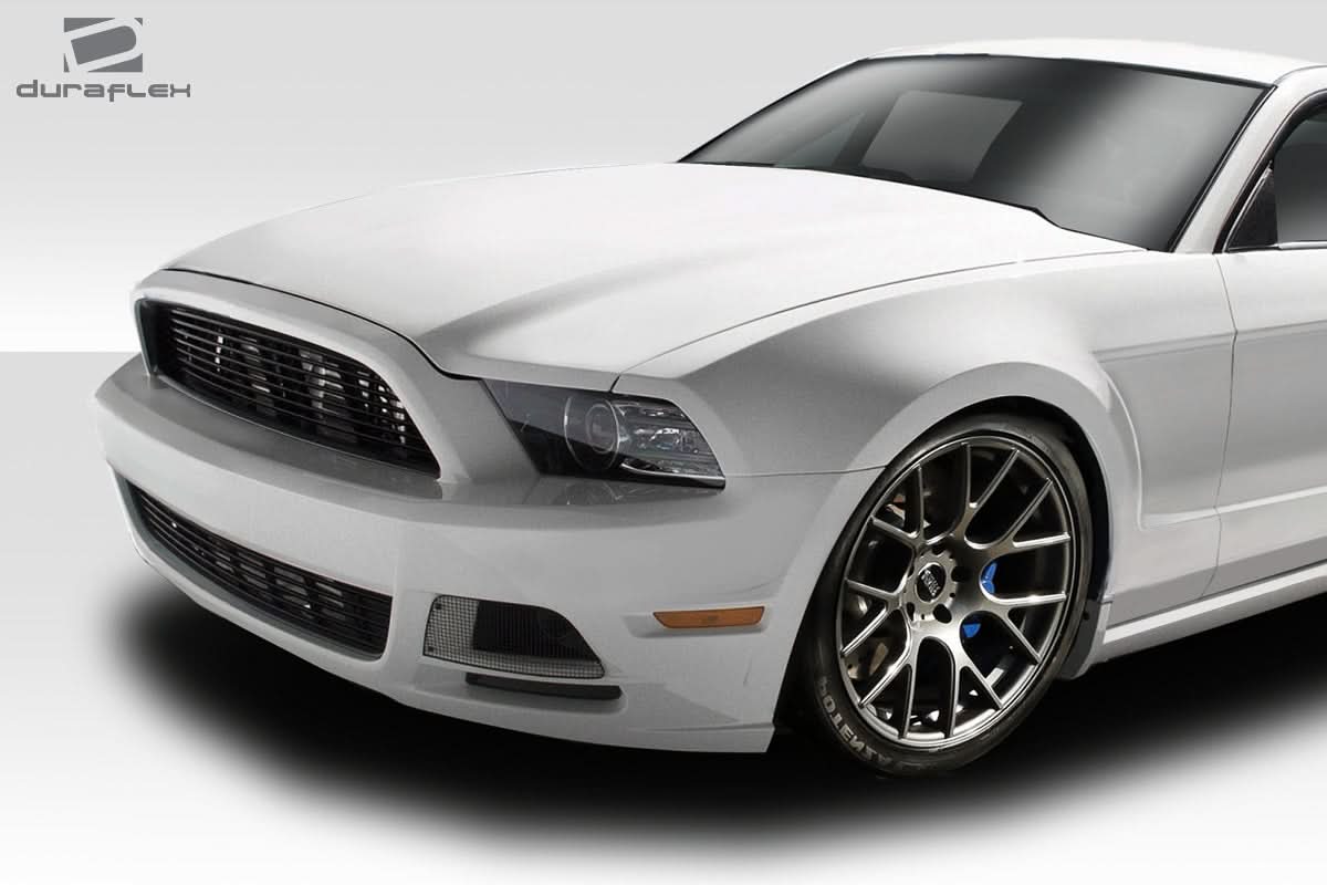 2010-2014 Ford Mustang GT Concept Style Fenders - 2 Piece - FRP