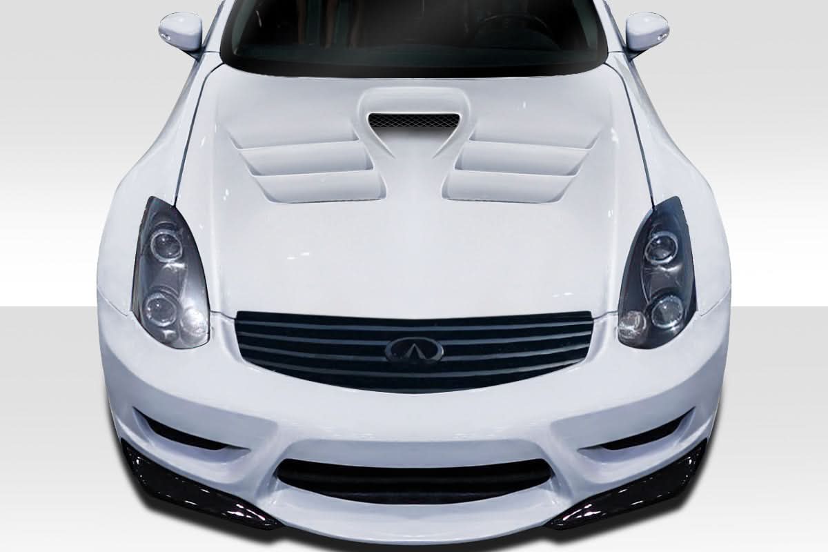 2003-2007 Infiniti G35 TS-2 Style Hood - 1 Piece - FRP