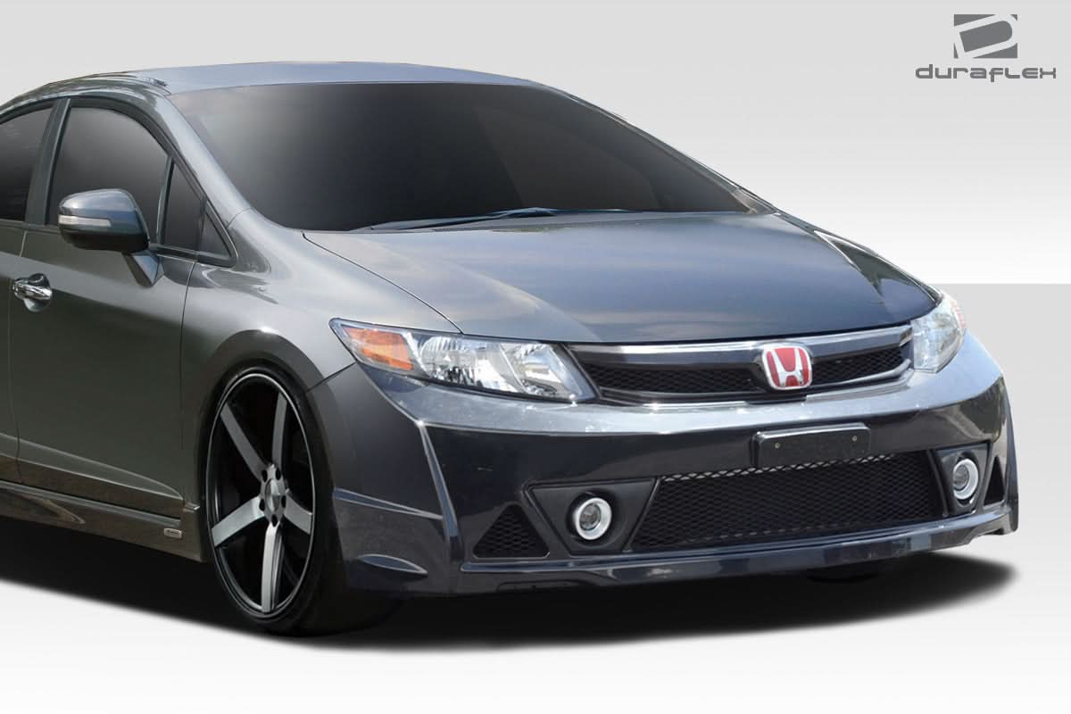 2012-2014 Honda Civic MR Style Front Bumper - FRP