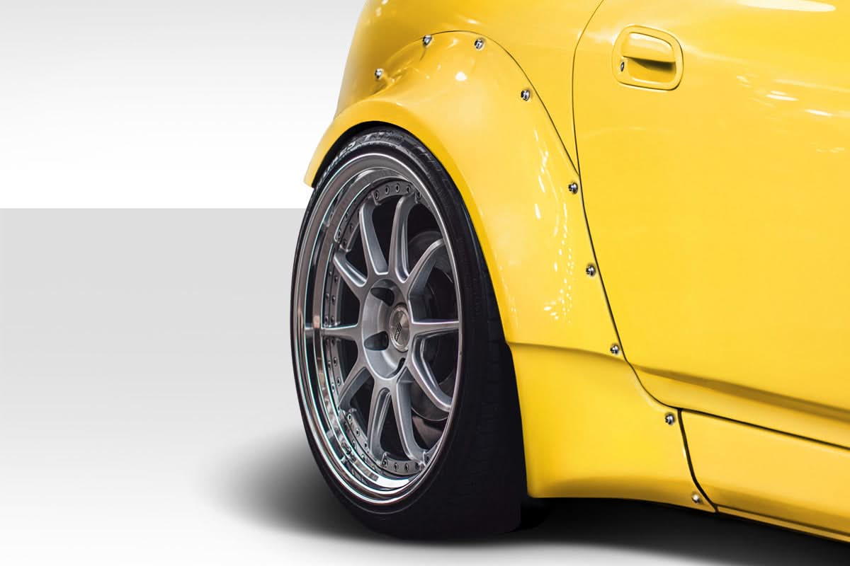2000-2009 Honda S2000 Circuit Style Rear Fender Flares - 2 Piece - FRP