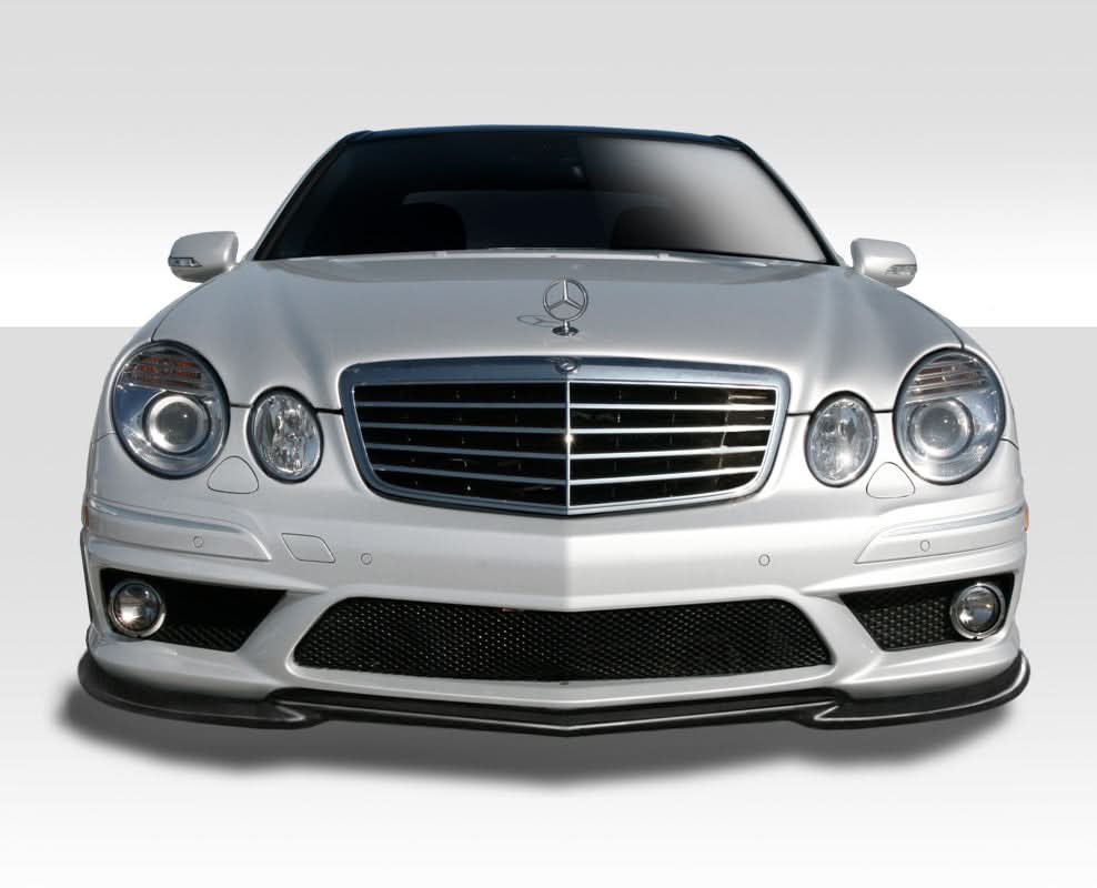 2007-2009 Mercedes E63 L Sport Style Front Lip Spoiler - FRP