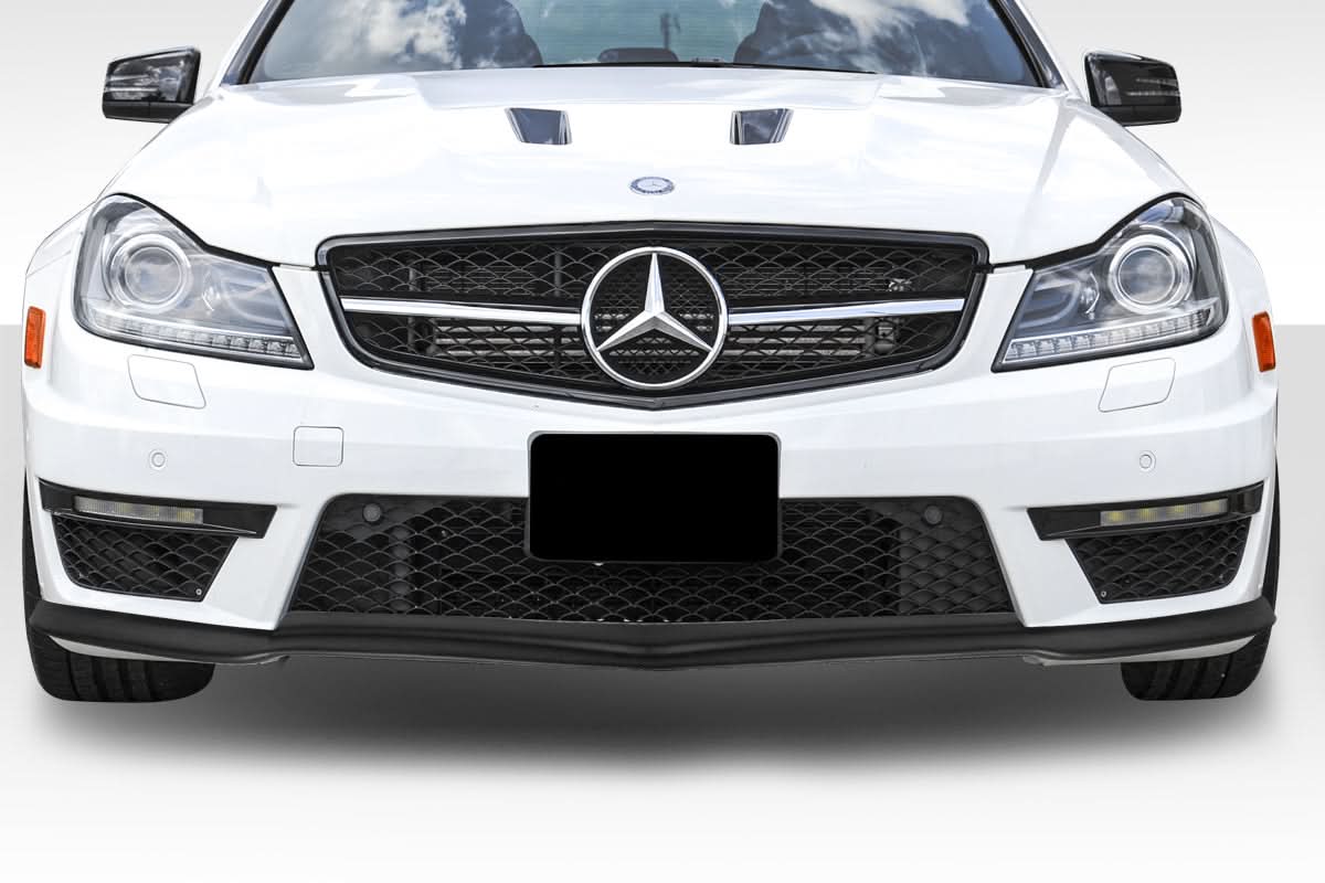 2012-2014 Mercedes C63 W204 BS Look Front Lip Spoiler - FRP
