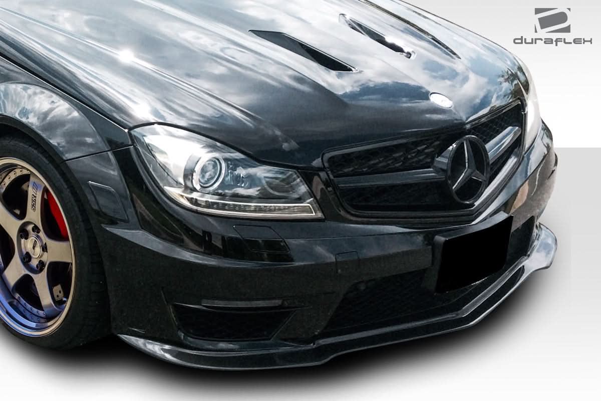 2012-2014 Mercedes C63 W204 BS Look Front Lip Spoiler - FRP