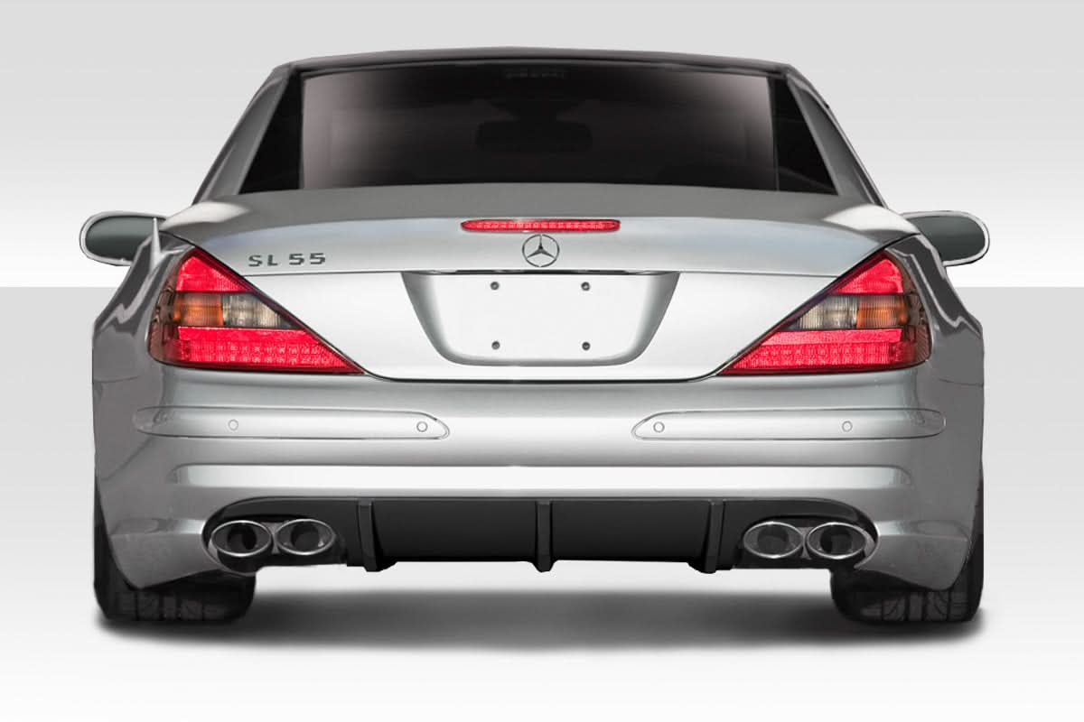 2003-2006 Mercedes SL55 L Sport Style Rear Diffuser - FRP