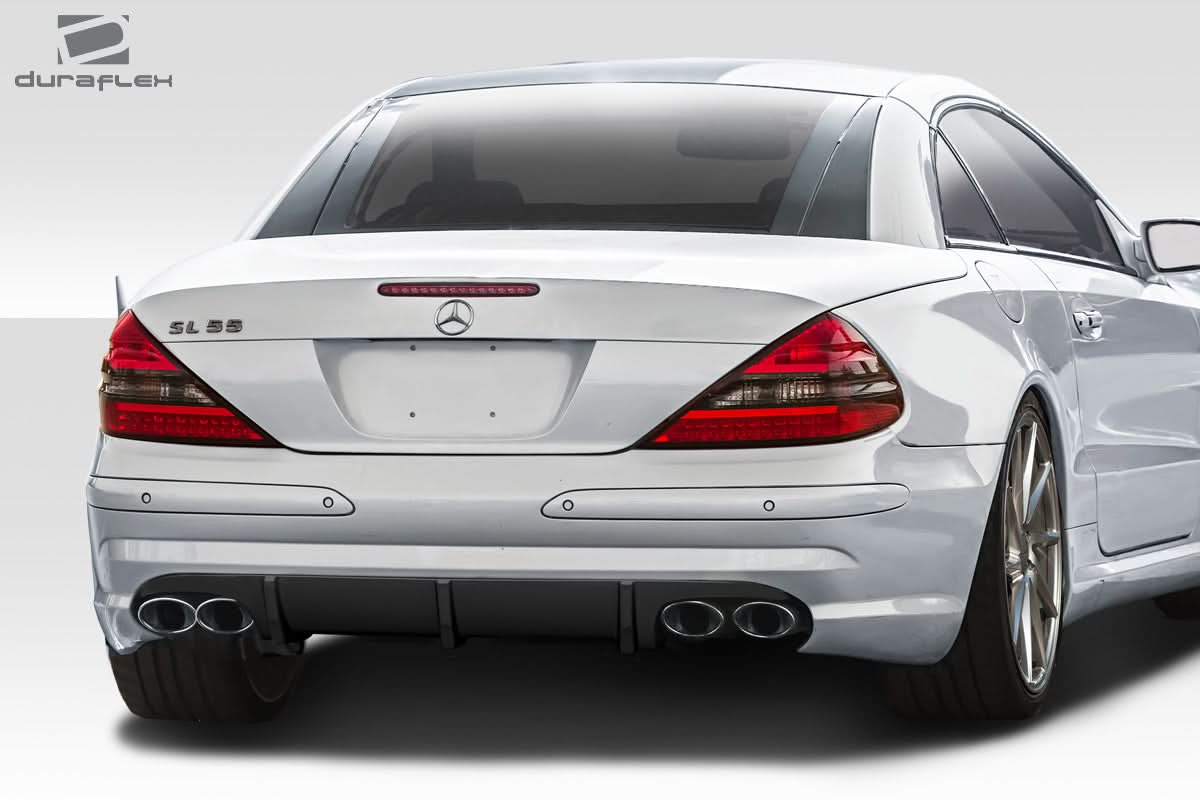 2003-2006 Mercedes SL55 L Sport Style Rear Diffuser - FRP