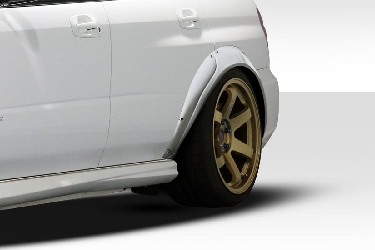 2004-2007 Subaru Impreza WRX STI Rally Style Rear Fender Flares - 4 Piece - FRP