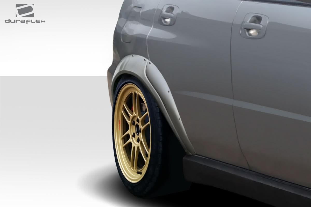 2004-2007 Subaru Impreza WRX Race Style Rear Fender Flares - FRP