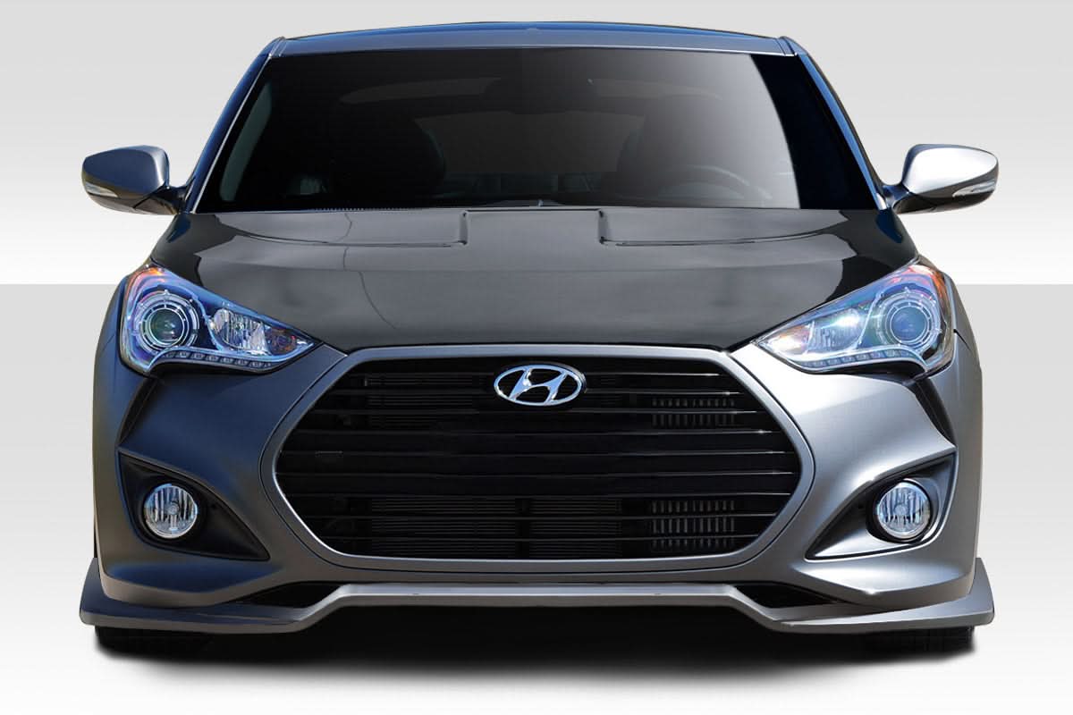 2012-2017 Hyundai Veloster Turbo N Design Style Front Lip Spoiler - FRP