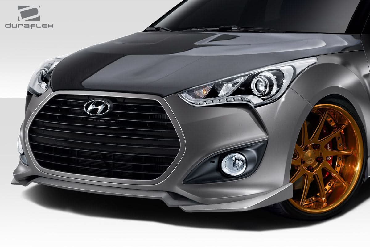 2012-2017 Hyundai Veloster Turbo N Design Style Front Lip Spoiler - FRP
