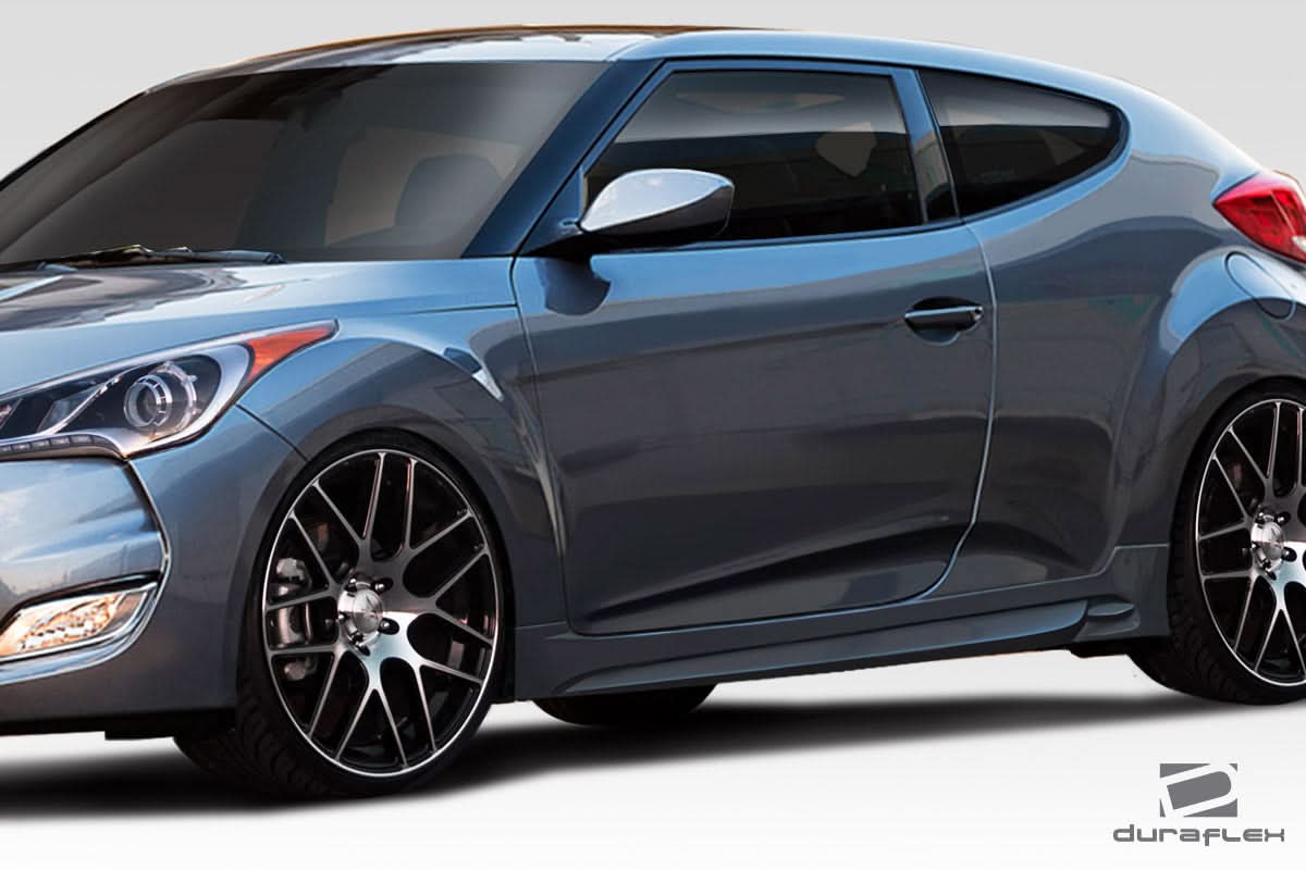 2012-2017 Hyundai Veloster N Design Style Side Skirts - FRP