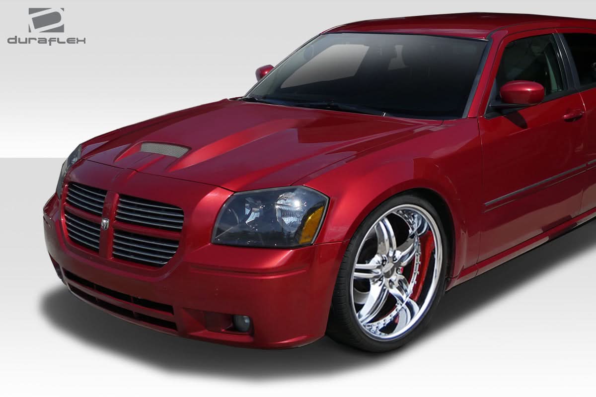 2005-2007 Dodge Magnum SRT Look Hood - 1 Piece - FRP