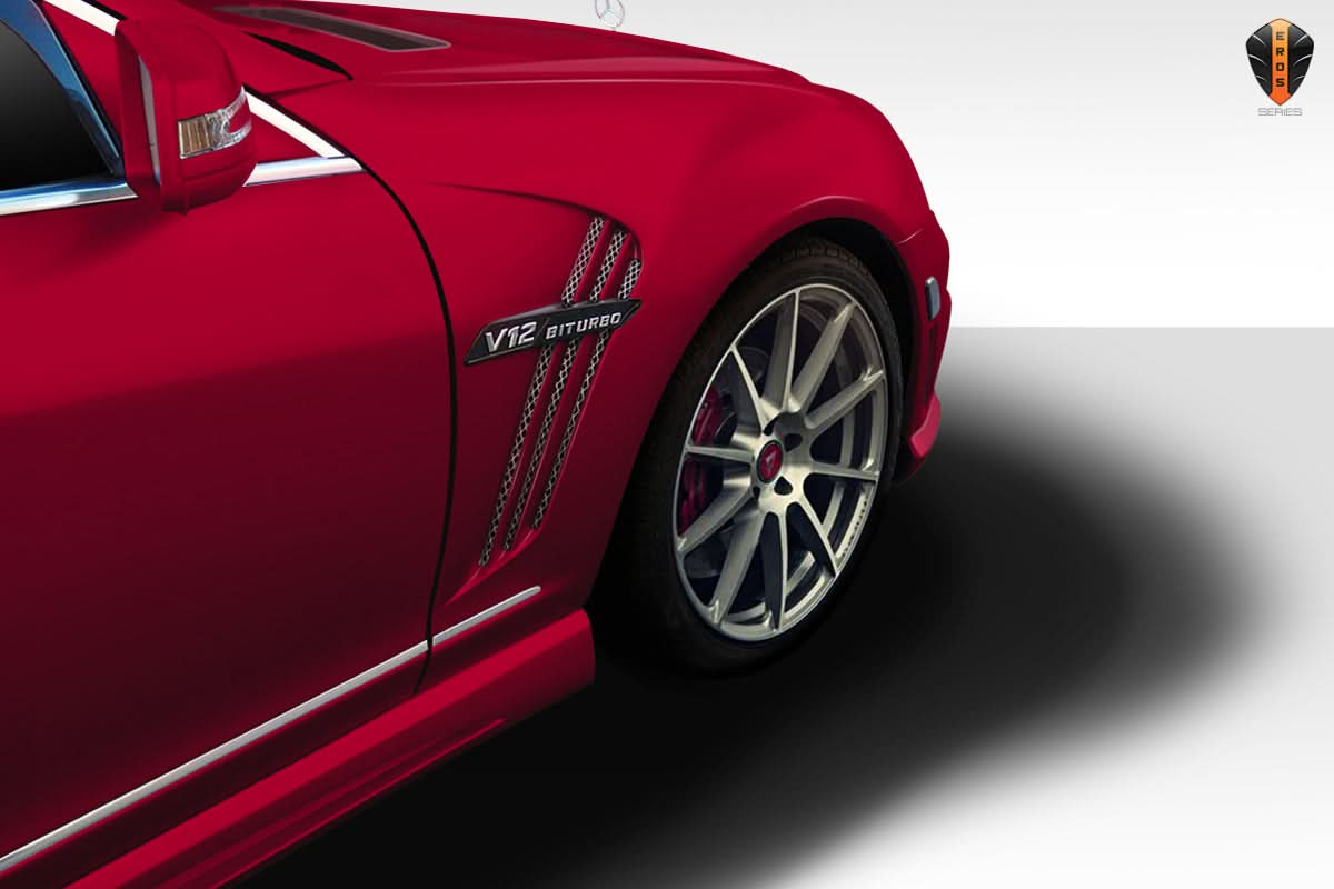 2007-2013 Mercedes S Class W221 Eros Version 2 Style Fenders - FRP
