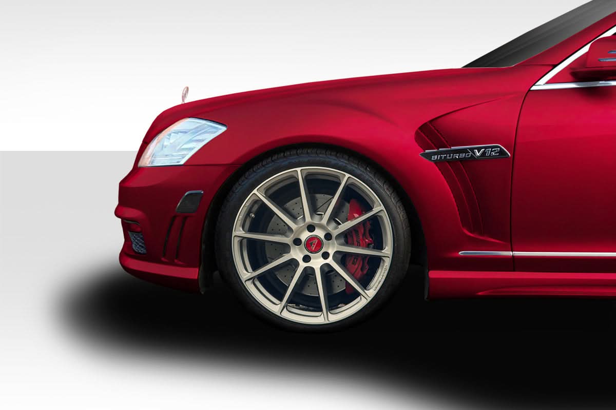2007-2013 Mercedes S Class W221 Eros Version 2 Style Fenders - FRP