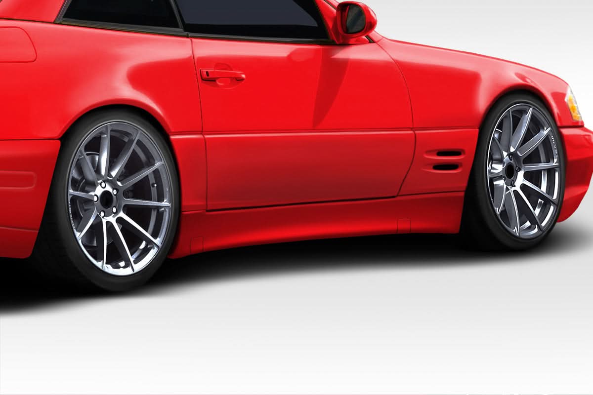 1990-2002 Mercedes SL Class BR-S Style Side Skirts - 2 Piece FRP