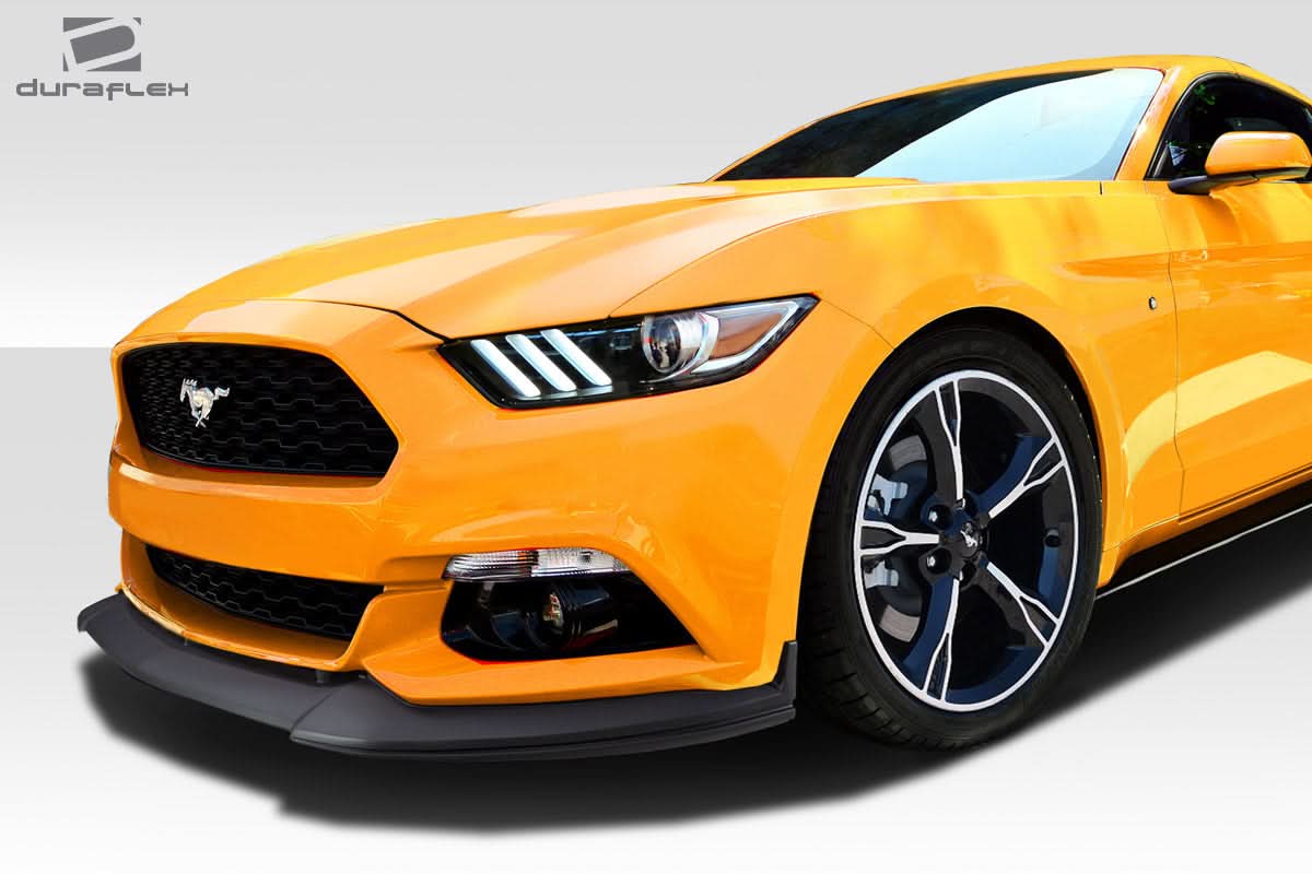 2015-2017 Ford Mustang CVX Style Front Lip Spoiler - 1 Piece - FRP