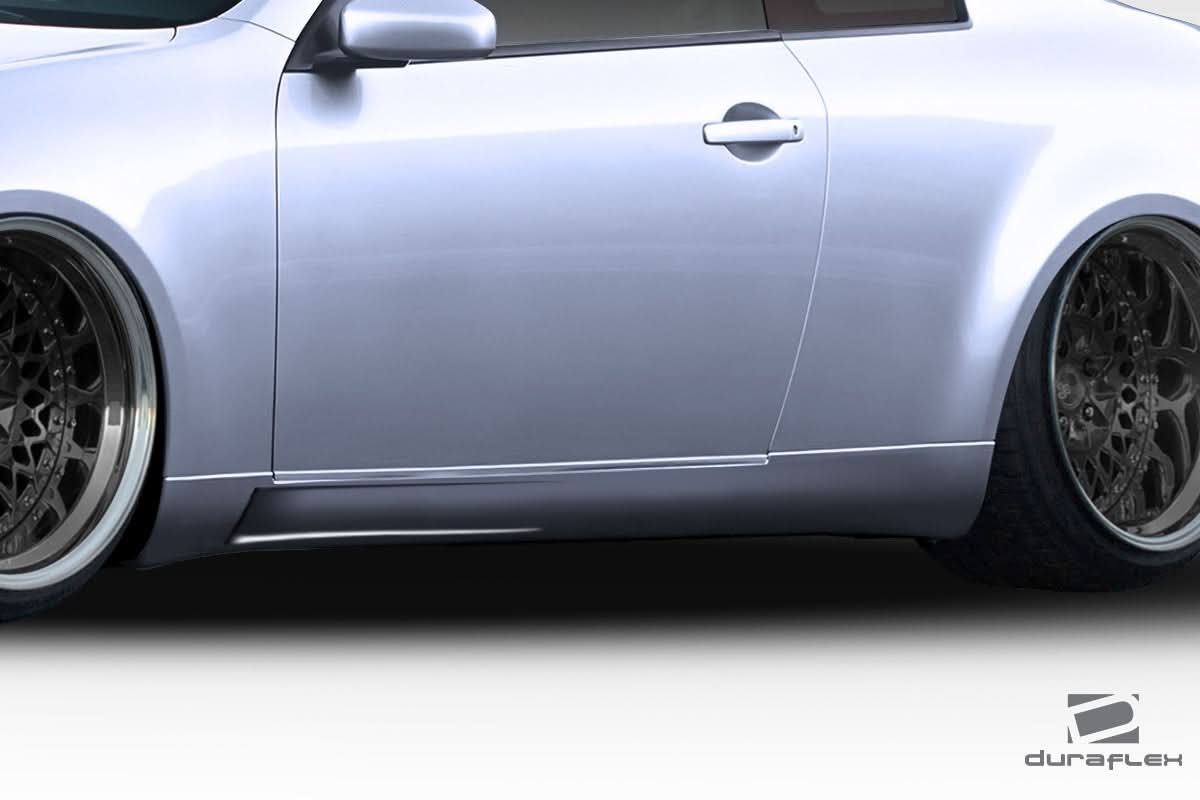 2003-2007 Infiniti G35 D-Spec Style Side Skirts 2 Piece - FRP