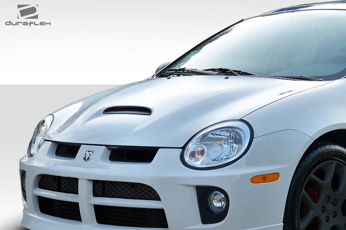 2000-2005 Dodge Neon SRT Look Hood - 1 Piece - FRP