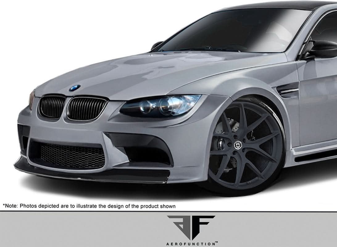 2008-2013 BMW M3 E92 AF-5 Style Wide Body Front Lip Spoiler - FRP
