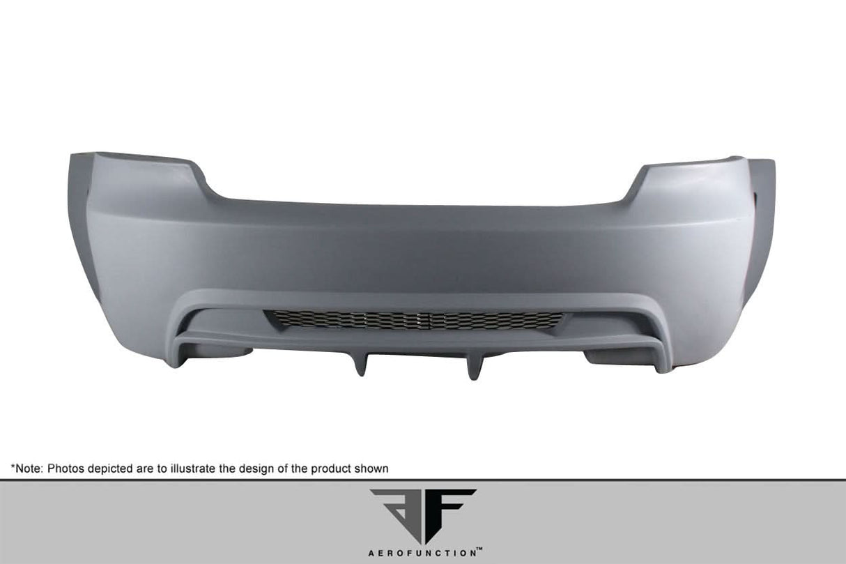 2008-2013 BMW M3 E92 AF-5 Style Wide Body Rear Bumper - FRP