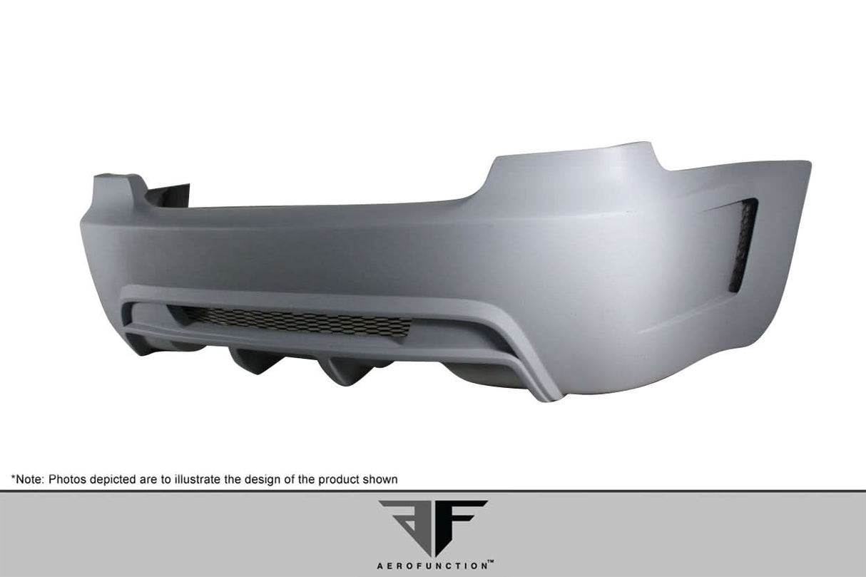 2008-2013 BMW M3 E92 AF-5 Style Wide Body Rear Bumper - FRP
