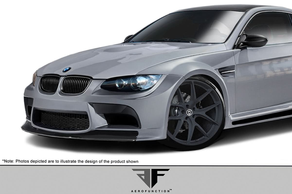 2008-2013 BMW M3 E92 AF-5 Style Wide Body Front Fenders - FRP