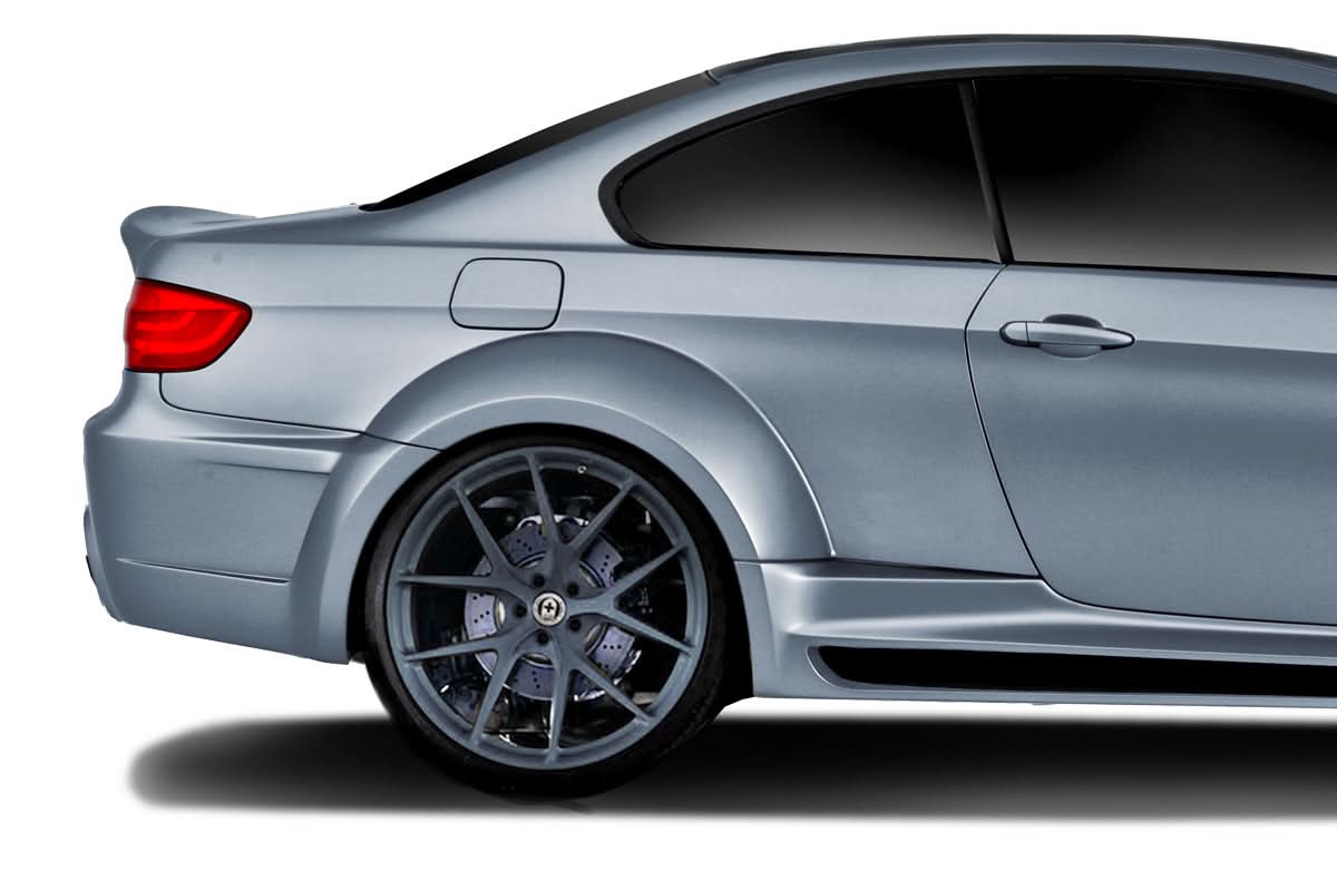 2008-2013 BMW M3 E92 AF-5 Style Wide Body Rear Fender Flares - FRP