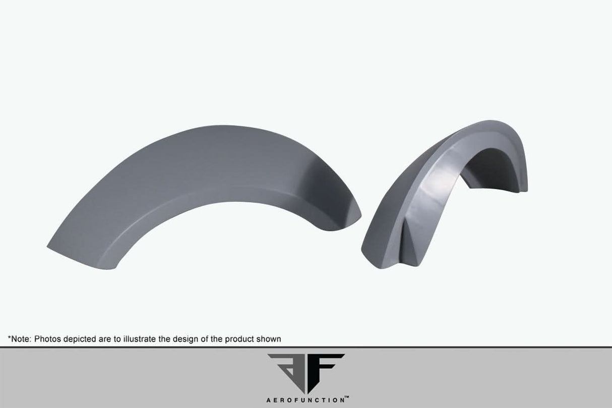 2008-2013 BMW M3 E92 AF-5 Style Wide Body Rear Fender Flares - FRP