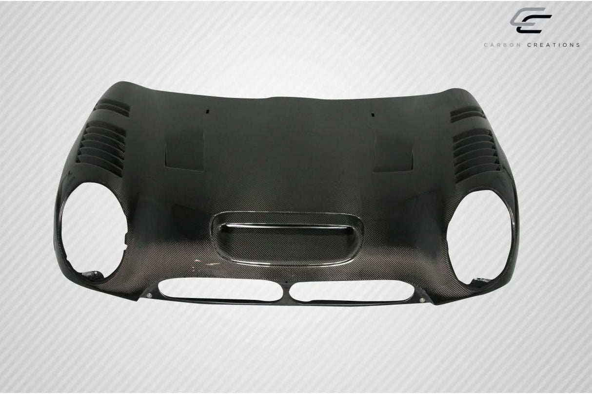 2002-2008 Mini Cooper Racer Style Hood - Carbon Fiber