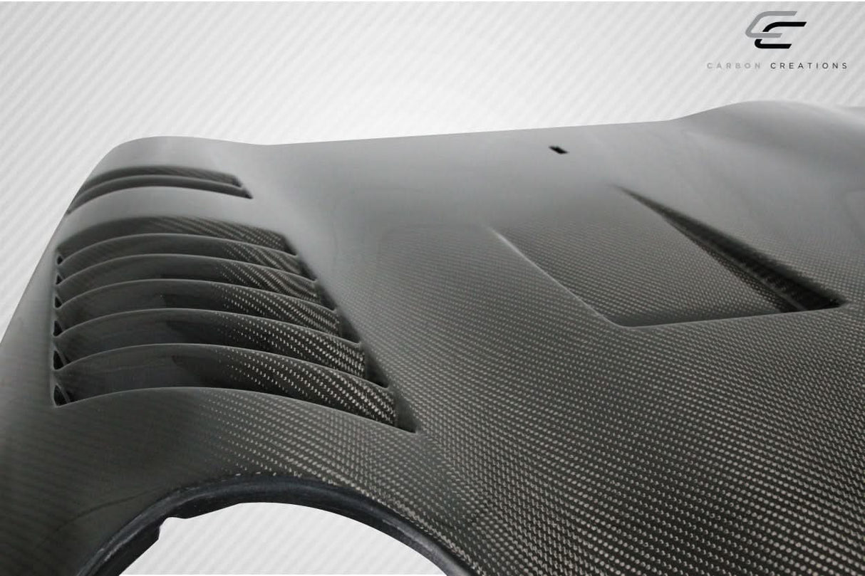 2002-2008 Mini Cooper Racer Style Hood - Carbon Fiber