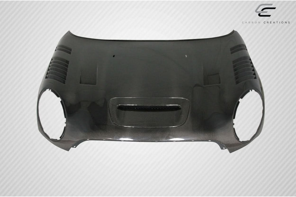 2007-2015 Mini Cooper Racer Style Hood - Carbon Fiber