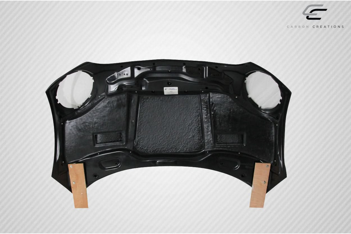 2007-2015 Mini Cooper Racer Style Hood - Carbon Fiber