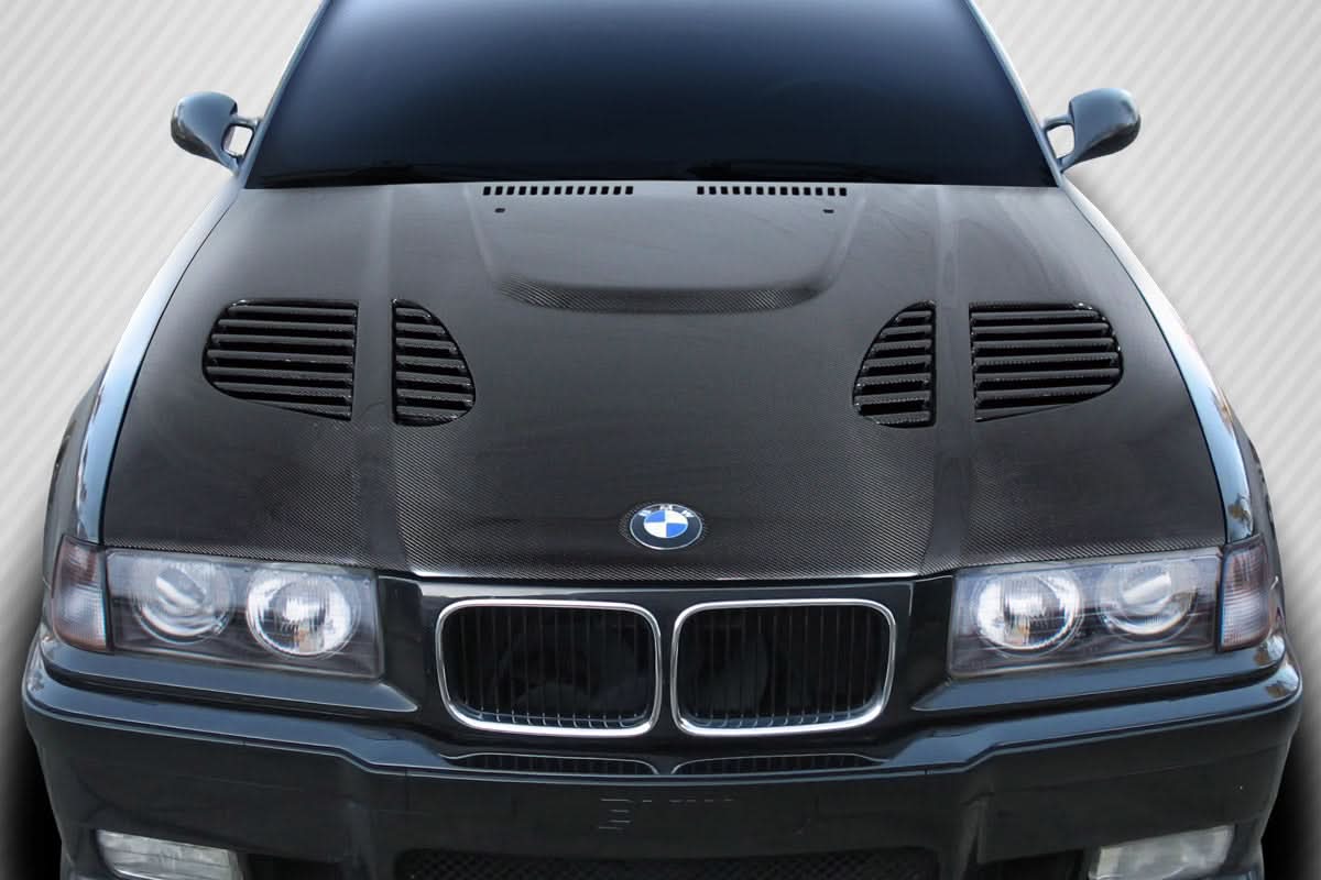 1992-1998 BMW M3 E36 GTR Style Hood - Carbon Fiber