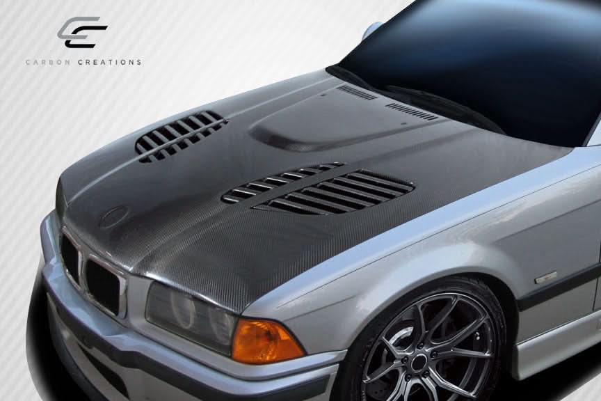 1992-1998 BMW M3 E36 GTR Style Hood - Carbon Fiber