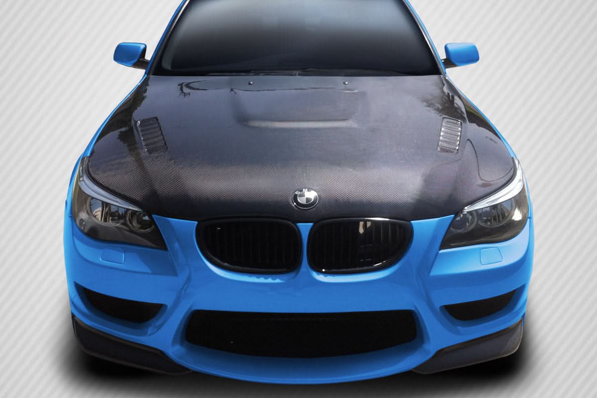2004-2010 BMW 5 Series E60 AF1 Style Hood - Dry Carbon