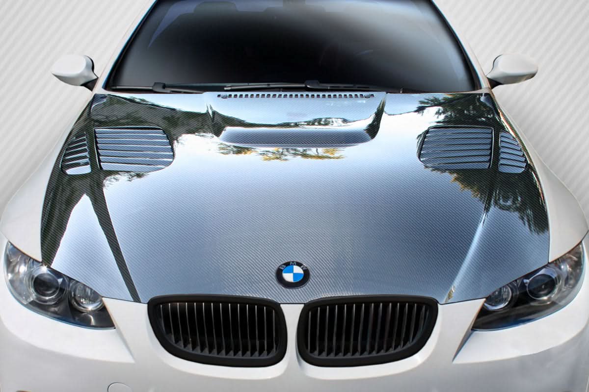 2007-2010 BMW 3 Series GTR Style Hood - Carbon Fiber
