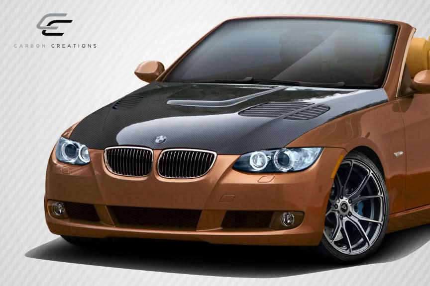 2007-2010 BMW 3 Series GTR Style Hood - Carbon Fiber