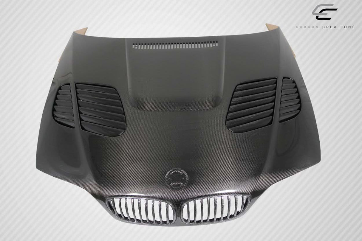 2004-2006 BMW 3 Series E46 GTR Style Hood - Carbon Fiber