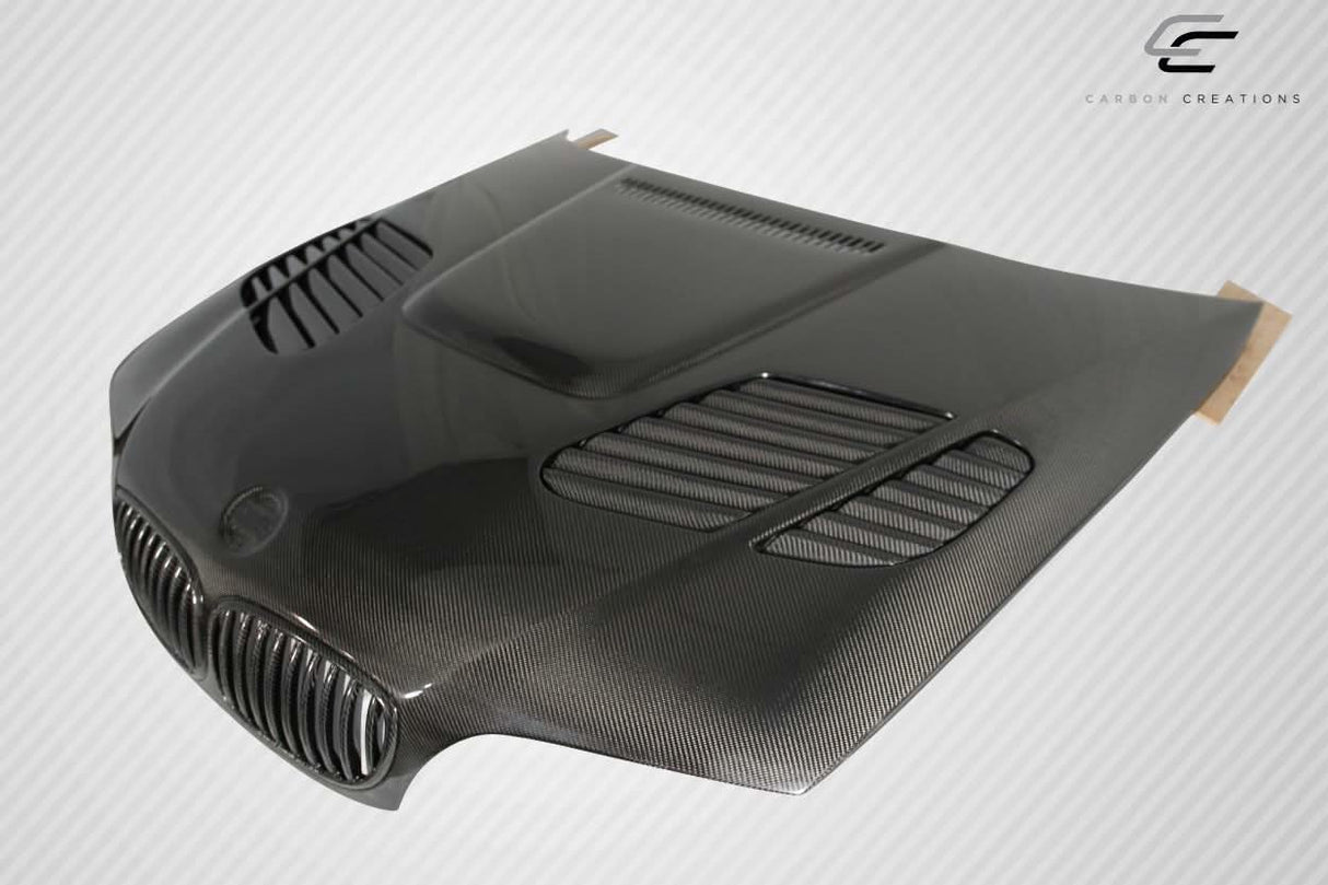 2004-2006 BMW 3 Series E46 GTR Style Hood - Carbon Fiber