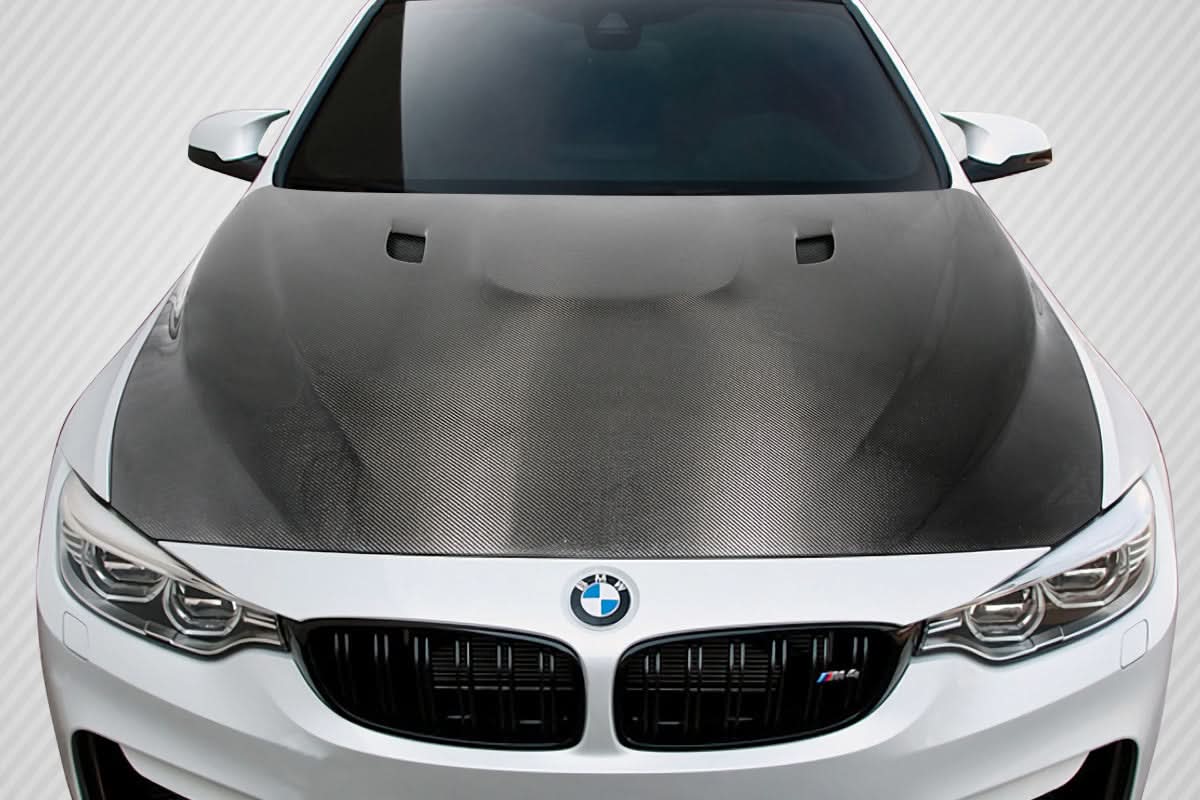 2014-2018 BMW M3 / 2014-2020 M4 E92 M3 Look Hood - Carbon Fiber
