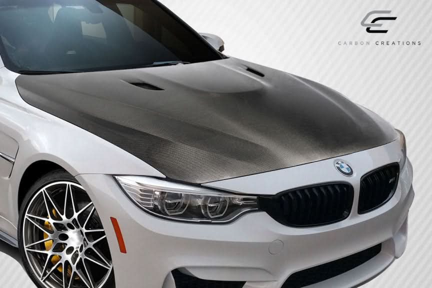 2014-2018 BMW M3 / 2014-2020 M4 E92 M3 Look Hood - Carbon Fiber