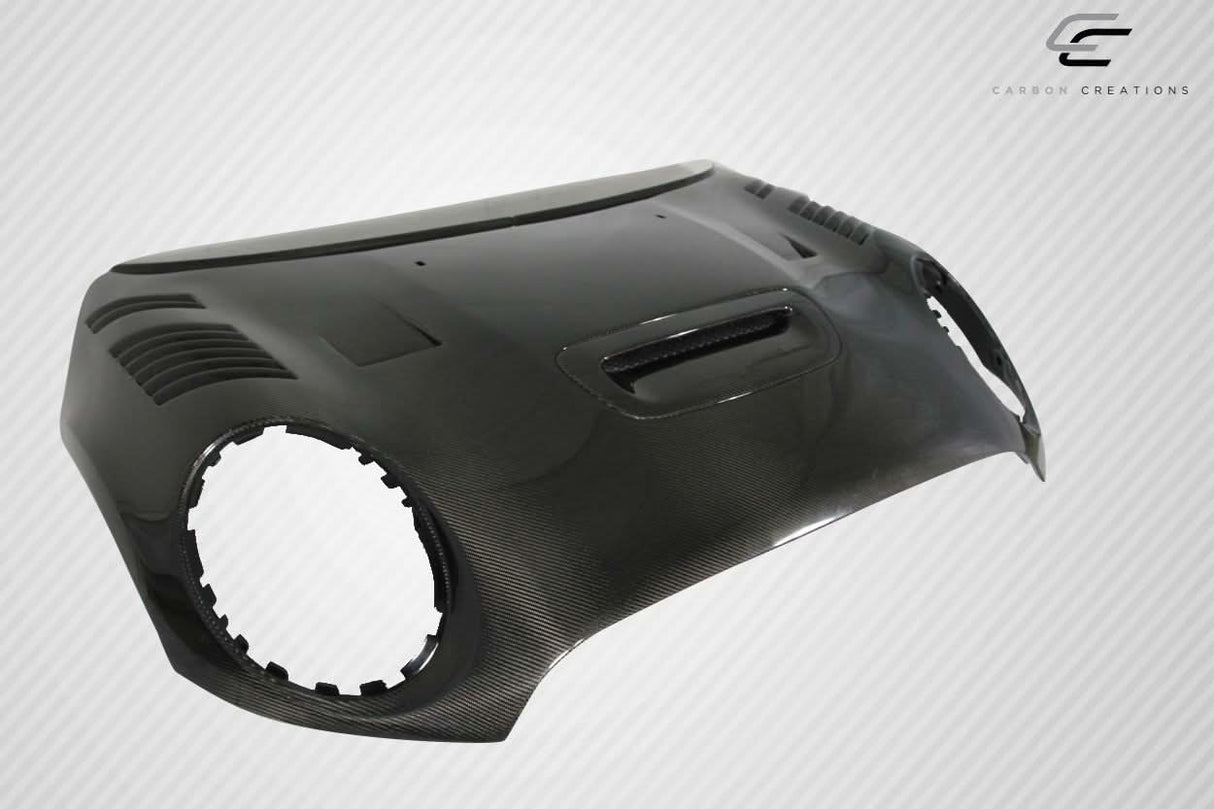 2014-2024 Mini Cooper S Racer Style Hood - Dry Carbon Fiber