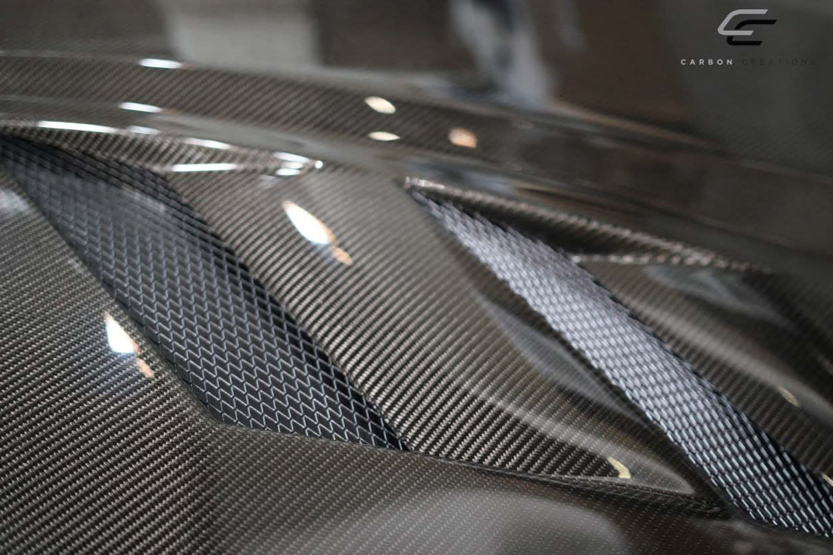 2010-2015 Chevrolet Camaro AM-S Style Hood - Dry Carbon Fiber