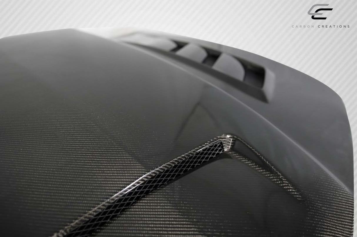 2010-2015 Chevrolet Camaro TS-2 Style Hood - Carbon Fiber